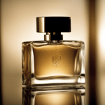 Flacon de parfum élégant aux notes envoûtantes